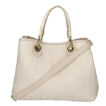 Borsa a mano da donna Paglia & Pelle MYB-05167-SS-148+D37 LATTE My Best Bag