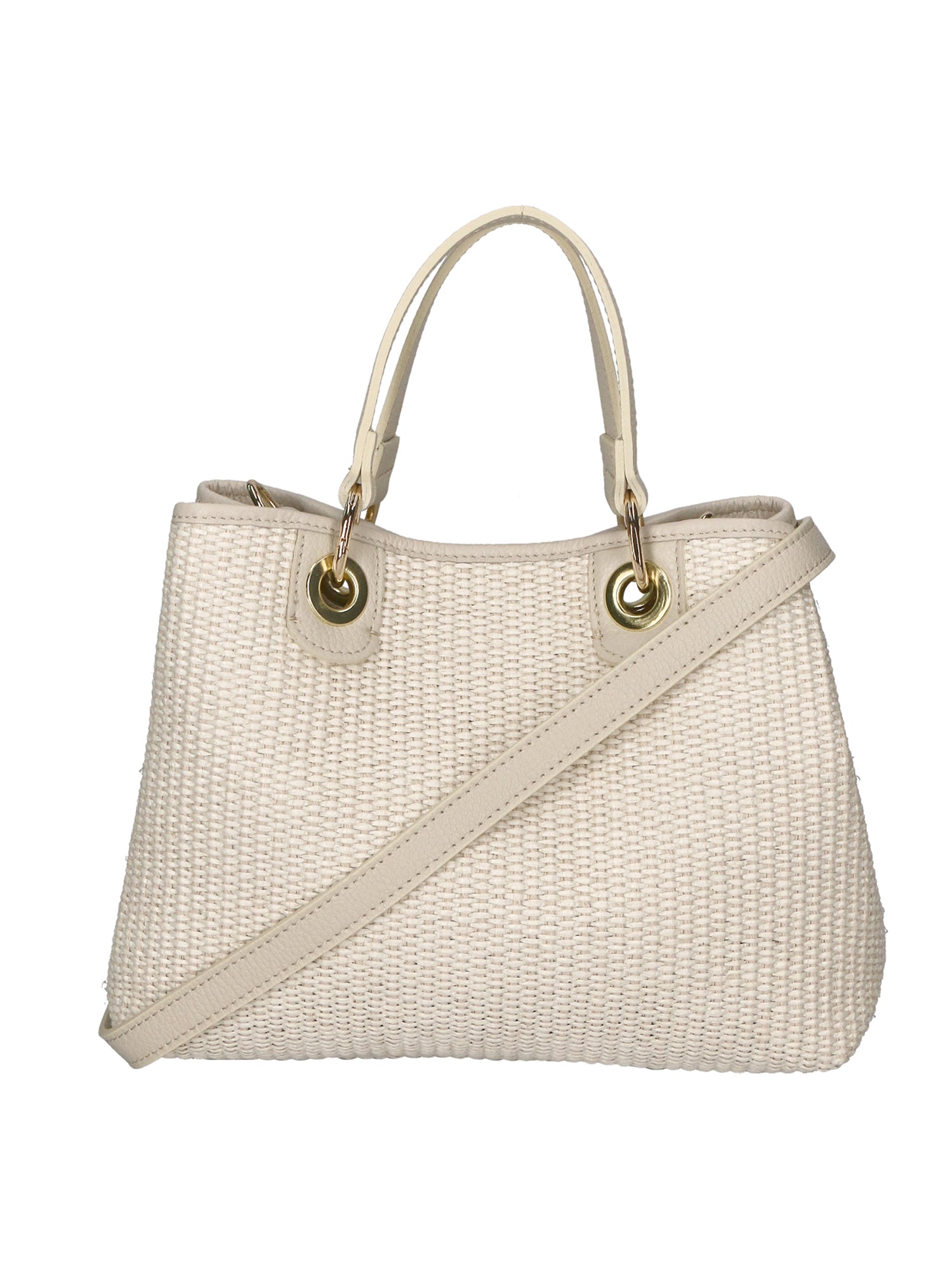 Borsa a mano da donna Paglia & Pelle MYB-05167-SS-148+D37 LATTE My Best Bag