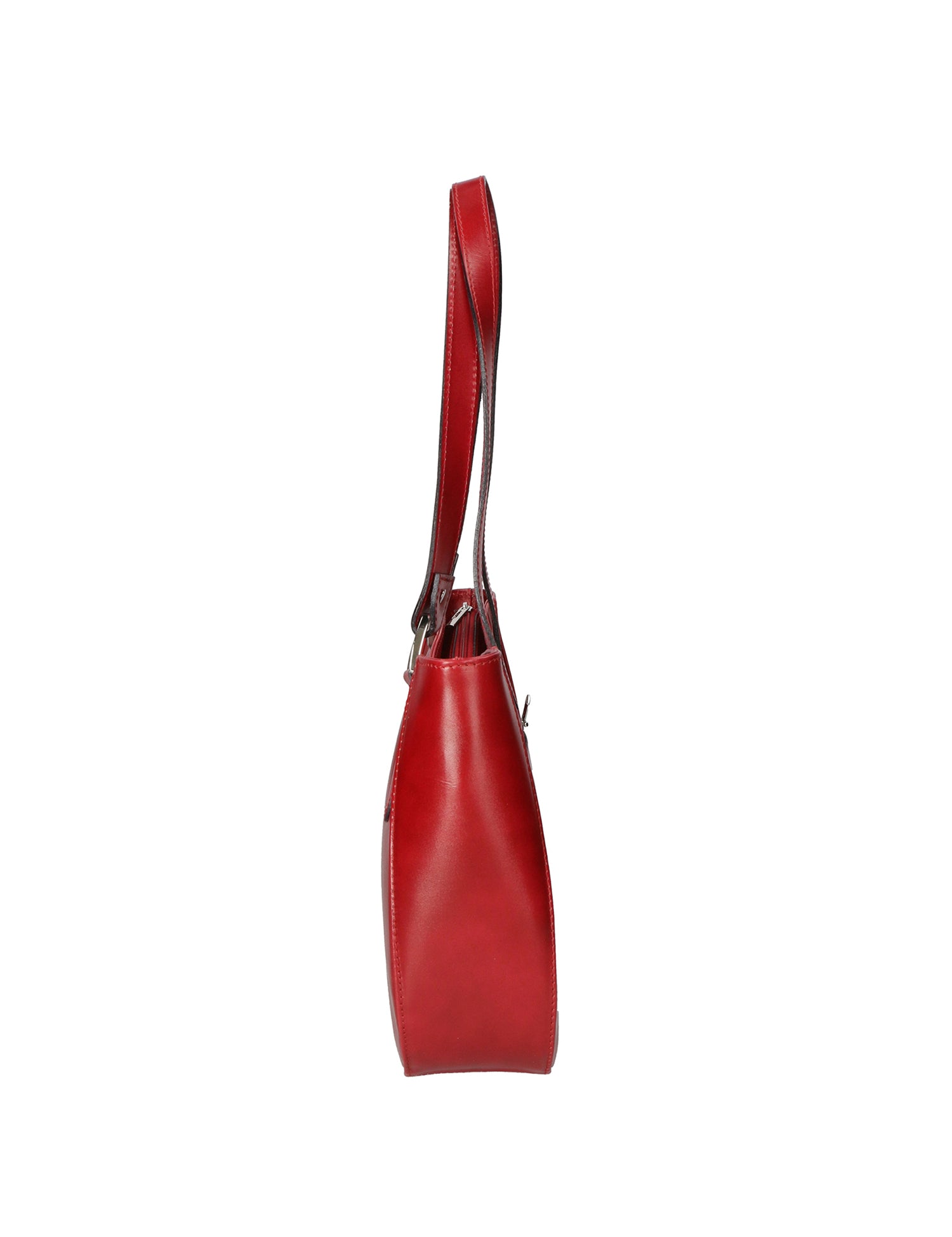 Eva Borsa a spalla da donna Vera pelle 9024-ROSSO RED Gave Lux
