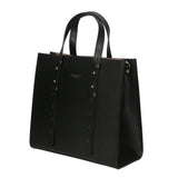 Borsa a mano da donna 100% pelle MYB-8002-FW-NERO My Best Bag