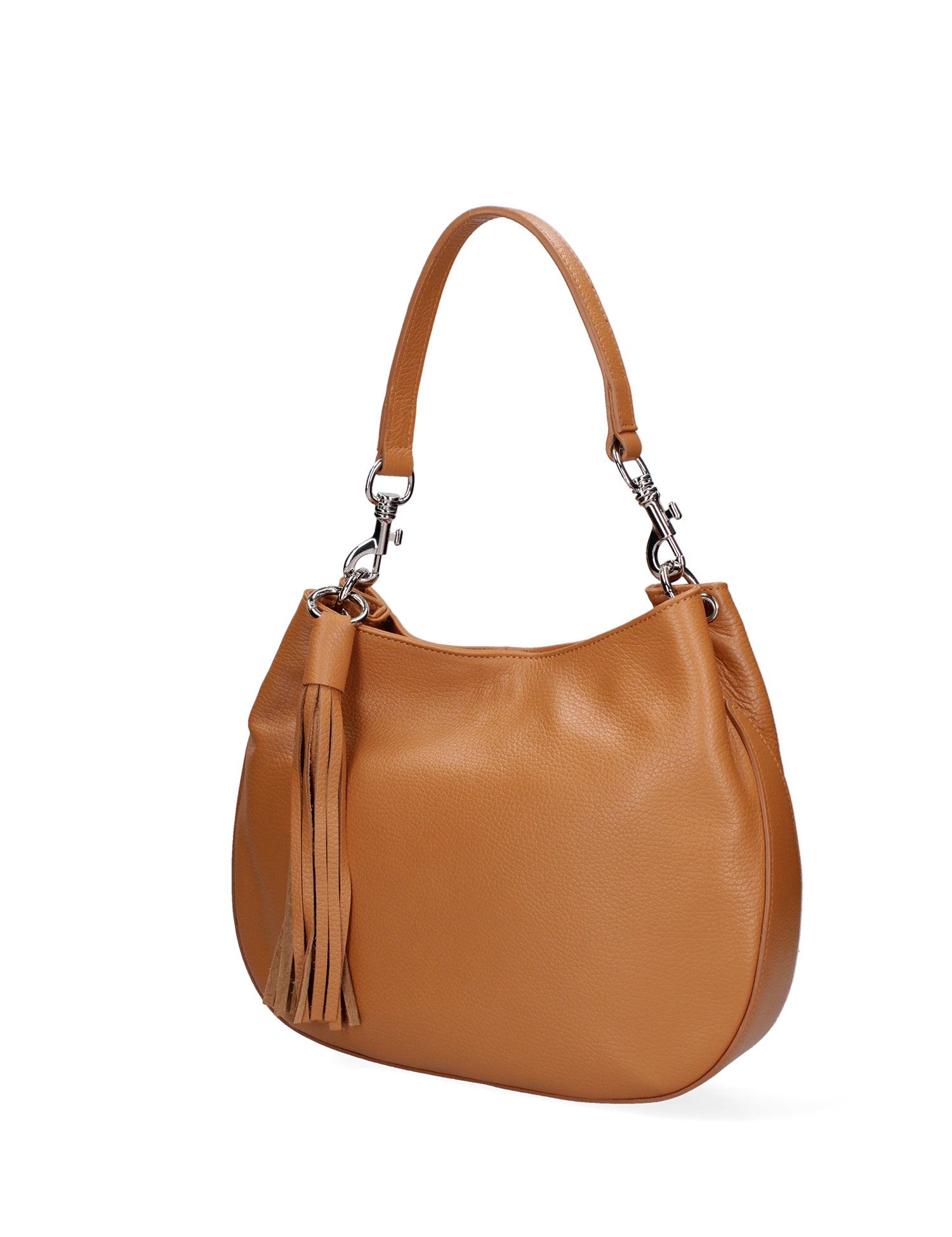 Borsa a spalla da donna Vera pelle 07316-D44 CUOIO Roberta Rossi