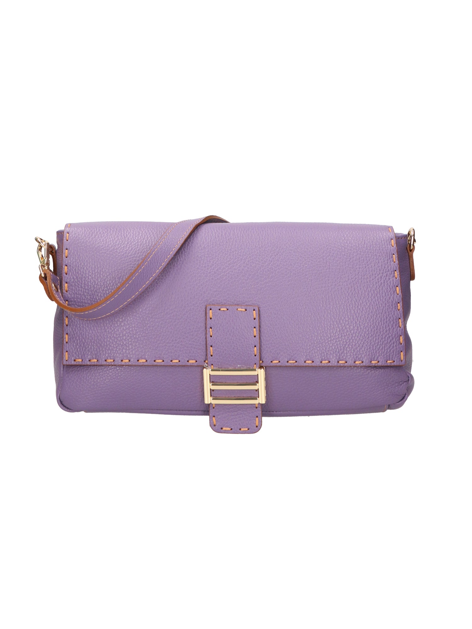 Walda Borsa a spalla da donna Vera pelle 06868-D87 VIOLET Gave Lux