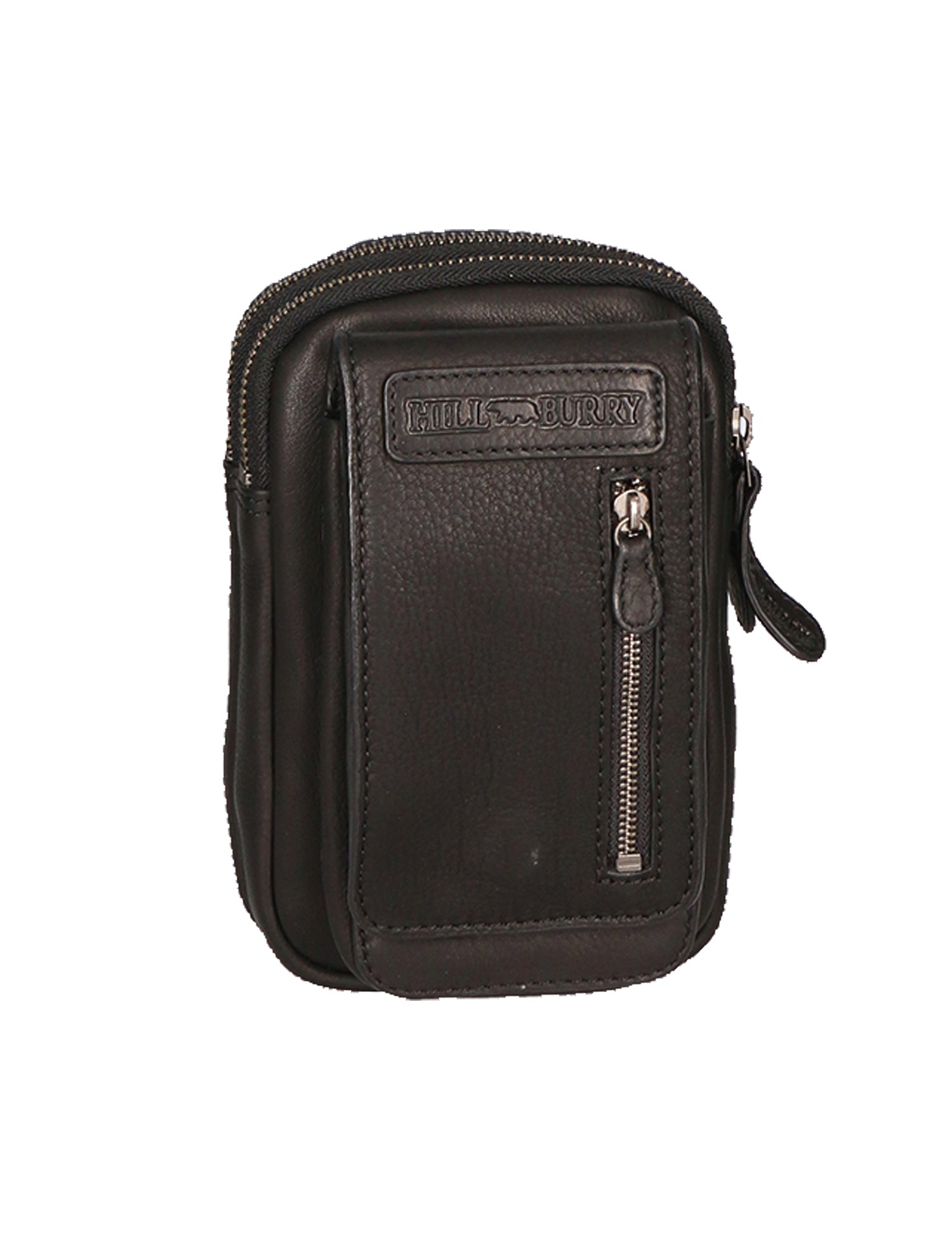 Borsa a tracolla da uomo Vera pelle RFID HILB-15073-NERO Hill Burry