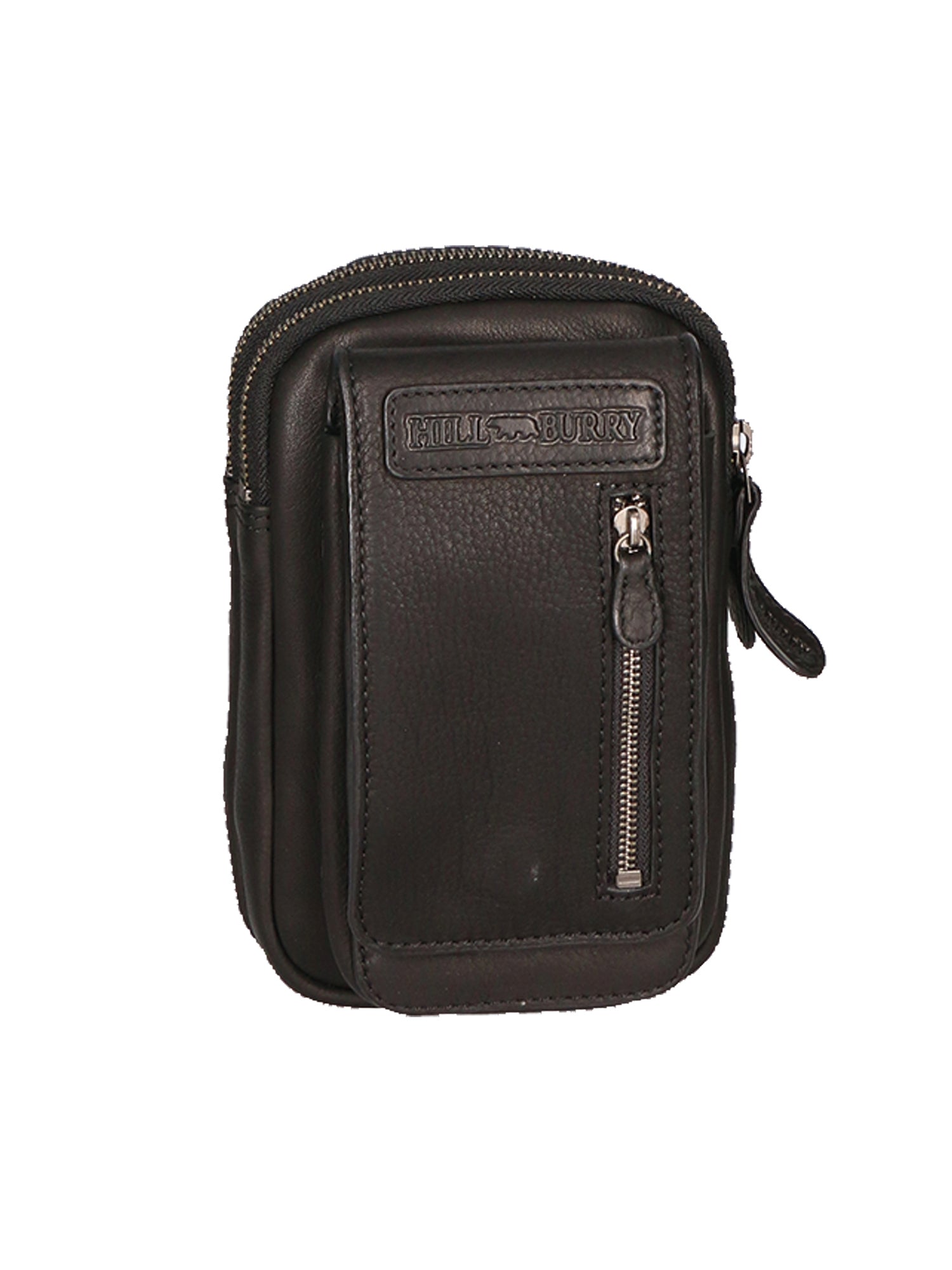 Borsa a tracolla da uomo Vera pelle RFID HILB-15073-NERO Hill Burry