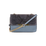 Pamela Borsa a tracolla da donna Vera pelle e stampa serpente 556055-CARTA ZUCCHERO Gave Lux