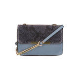 Pamela Borsa a tracolla da donna Vera pelle e stampa serpente 556055-CARTA ZUCCHERO Gave Lux