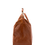 Borsa da viaggio unisex in vera pelle 100% cotone 4046-MIELE Alessia Firenze