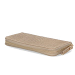 Carmela Portafoglio donna vera pelle Zip 10033-TAUPE Gave Lux