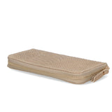 Carmela Portafoglio donna vera pelle Zip 10033-TAUPE Gave Lux
