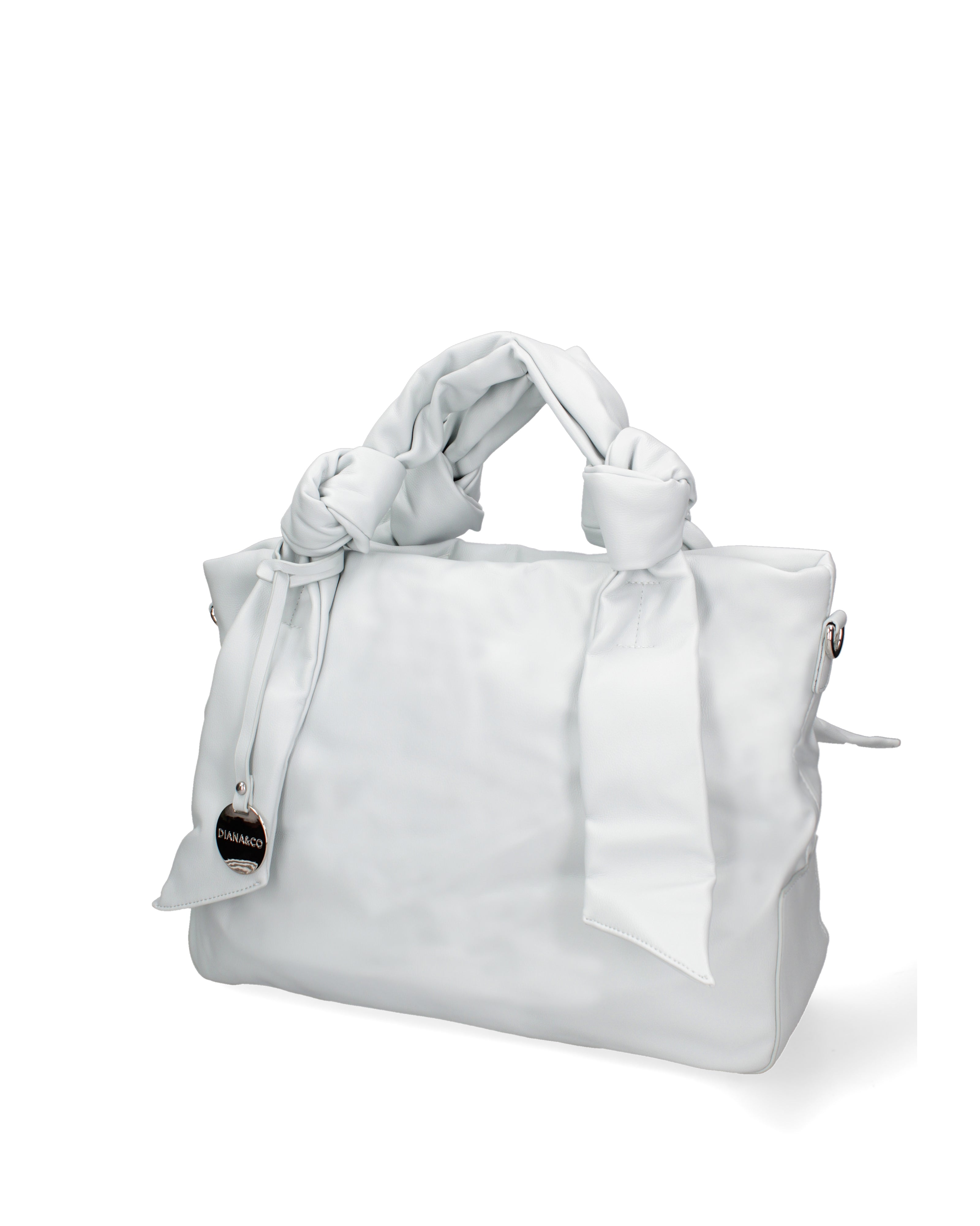 Borsa Shopper da donna Ecopelle DC3102-4-LIGHTBLUE Diana&co