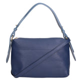 Vivienne Borsa a spalla da donna Vera pelle 06674-D24 BLU + D41 C.ZUCC. Gave Lux