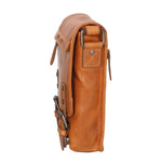 Borsa a tracolla da uomo 100% vera pelle HILB-3183-CUOIO Hill Burry