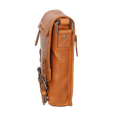 Borsa a tracolla da uomo 100% vera pelle HILB-3183-CUOIO Hill Burry