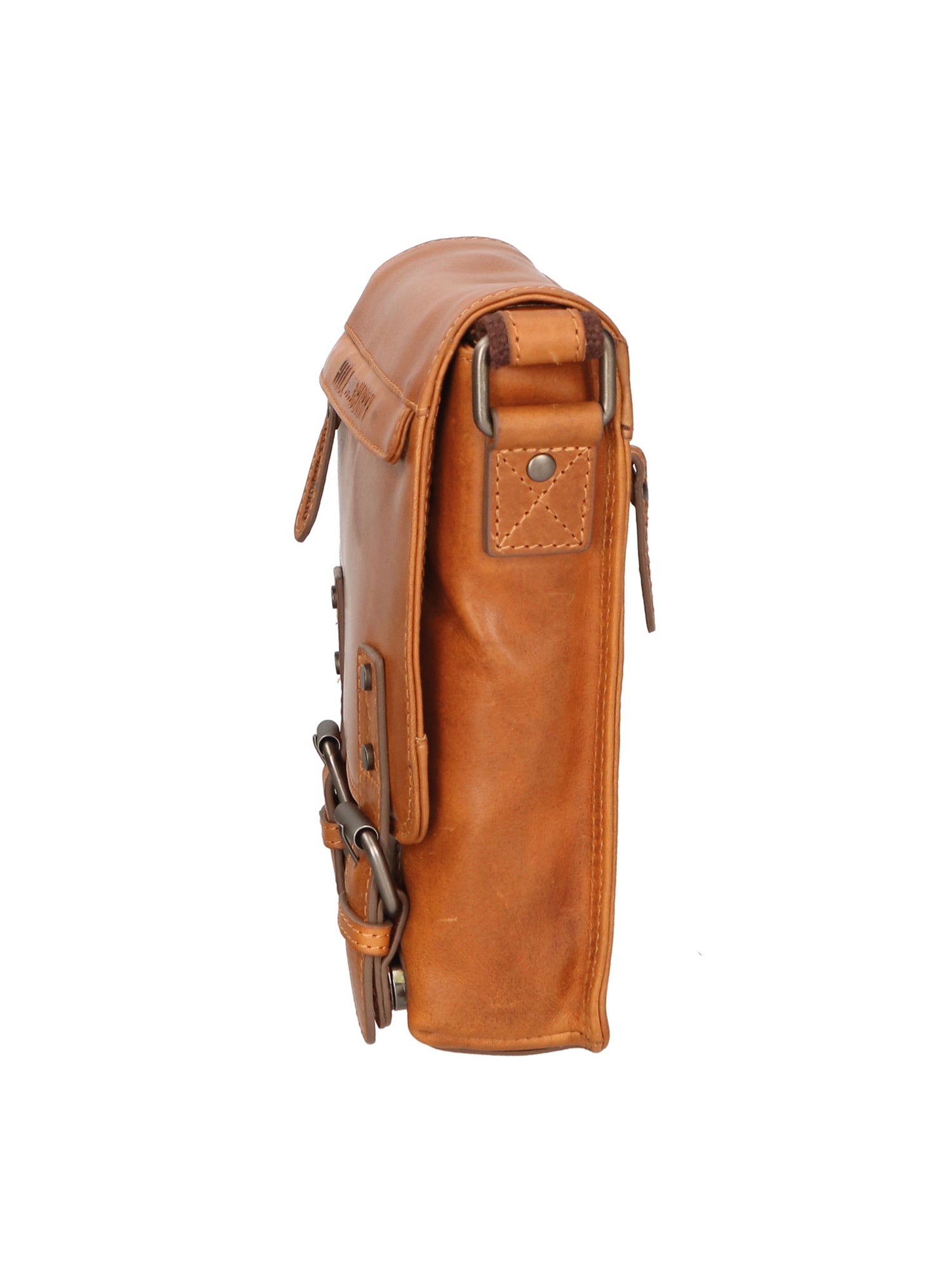 Borsa a tracolla da uomo 100% vera pelle HILB-3183-CUOIO Hill Burry