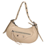 Galatea Borsa a spalla da donna Vera pelle 05708-D05 CAPPUCCINO CAPUCHIN Gave Lux
