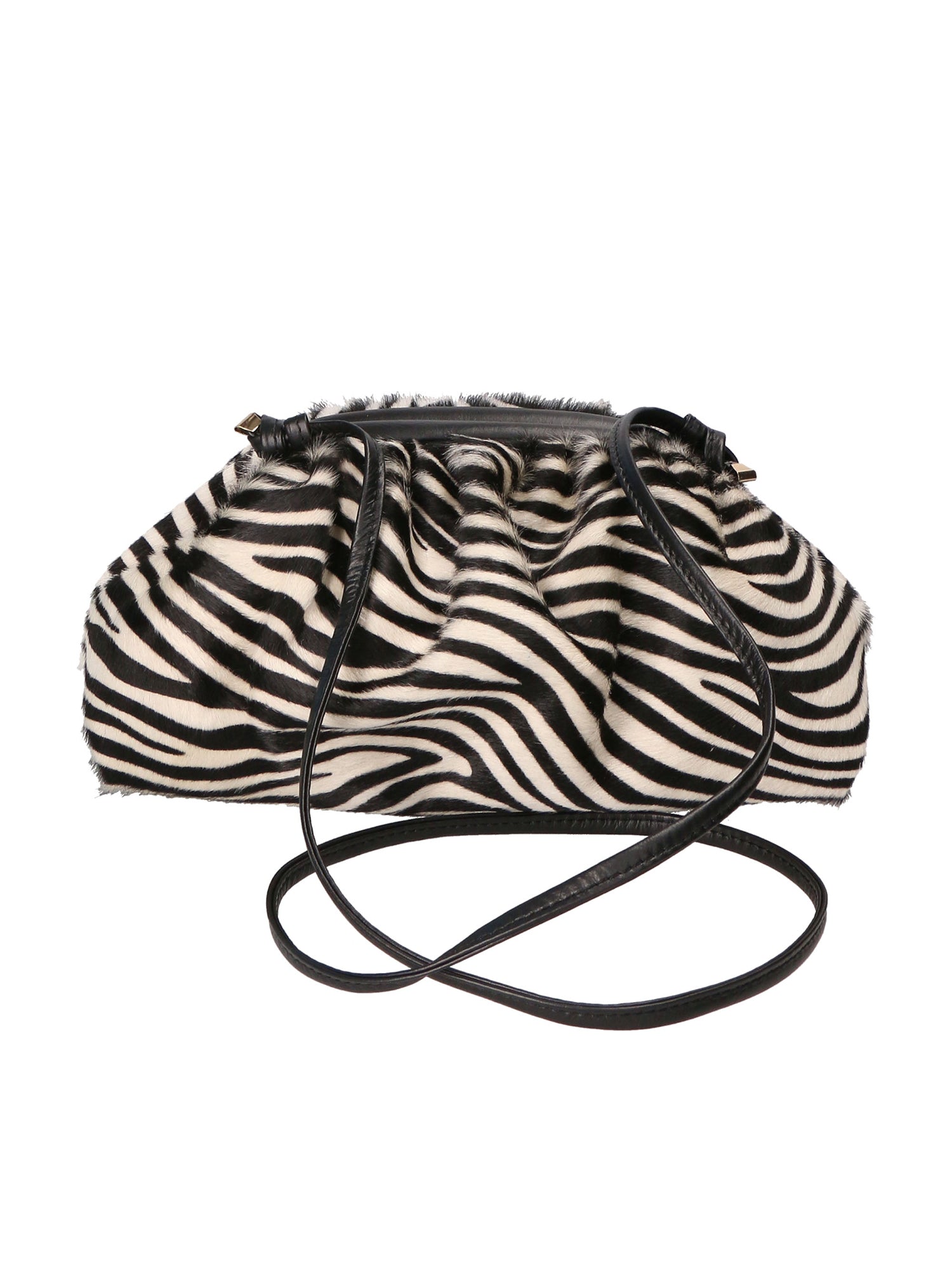 Astrid Borsa a spalla da donna Vera pelle 05476-NERO ZEBRA B N 002 Gave Lux