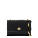 Borsa a mano da donna 100% poliestere KATE-GRAIN-BLACK-GOLD Marc Ellis