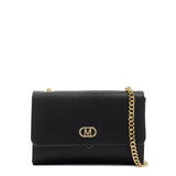 Borsa a mano da donna 100% poliestere KATE-GRAIN-BLACK-GOLD Marc Ellis