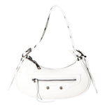 Galatea Borsa a spalla da donna Vera pelle 05708-BIANCO WHITE Gave Lux