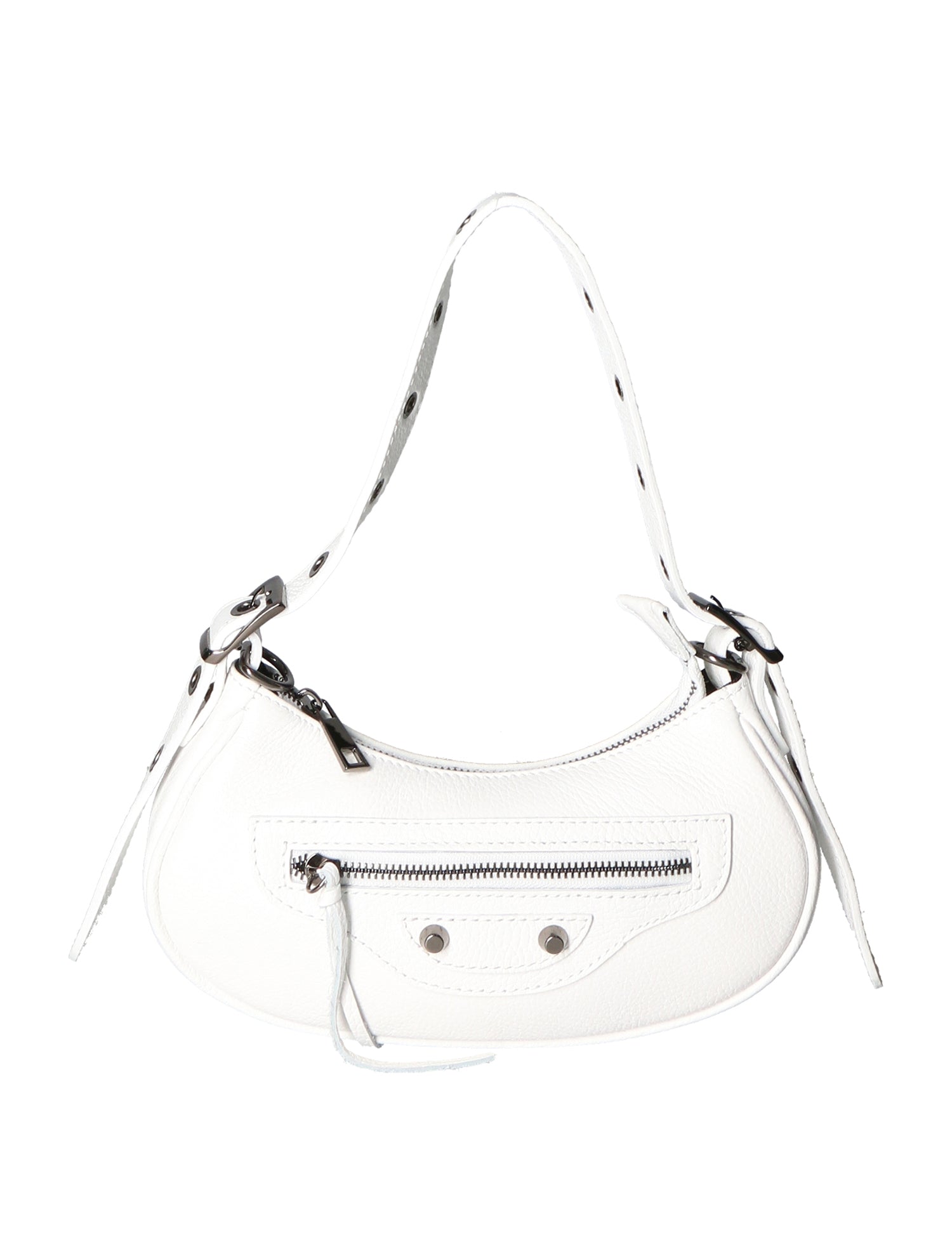 Galatea Borsa a spalla da donna Vera pelle 05708-BIANCO WHITE Gave Lux