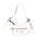 Galatea Borsa a spalla da donna Vera pelle 05708-BIANCO WHITE Gave Lux