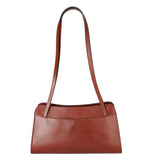 Edera Chic Borsa a spalla da donna Vera pelle 9120-MARRONE BROWN Gave Lux
