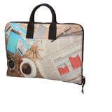 Michela Borsa a mano da donna Vera pelle ZG3007-CAFFE Gave Lux