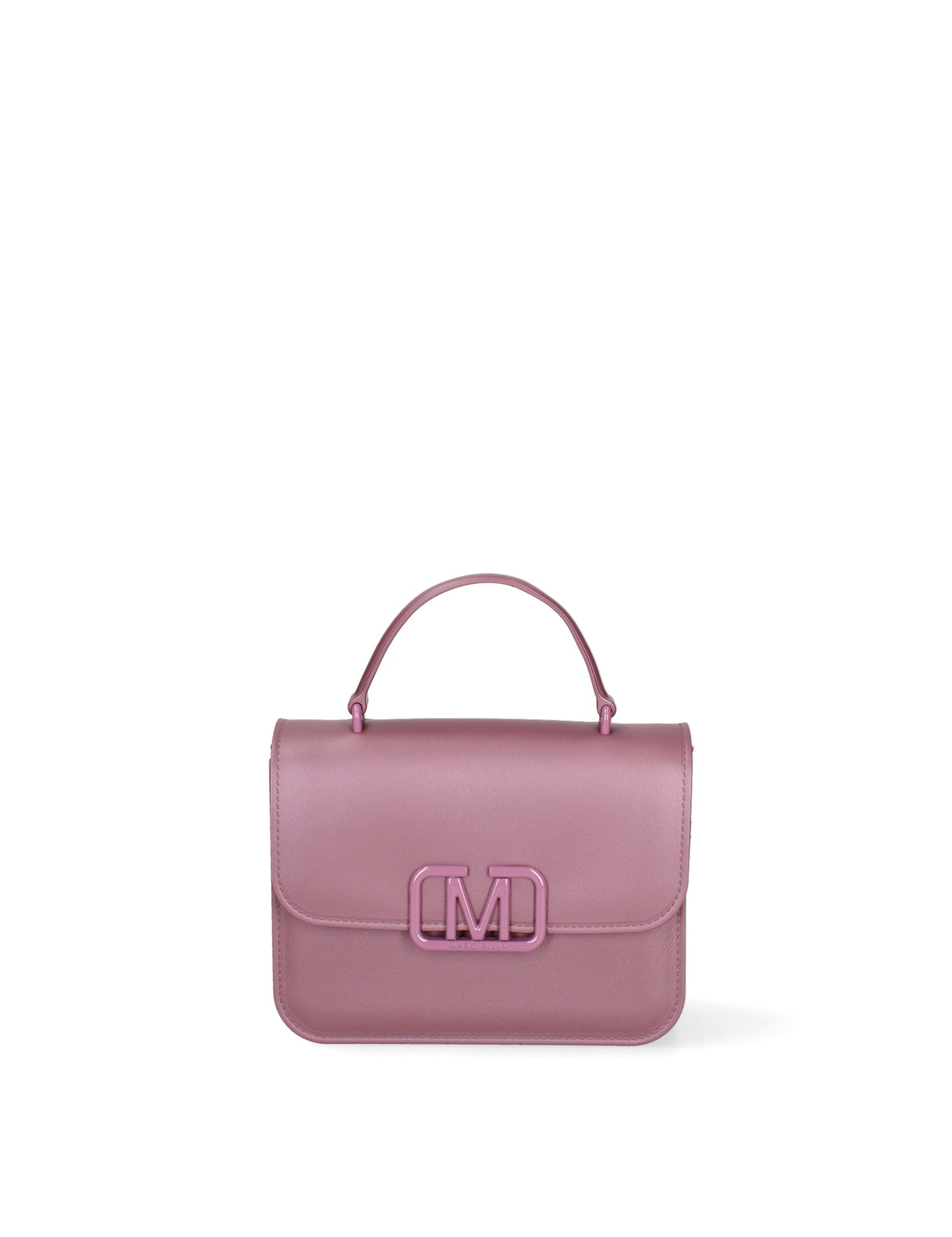 Borsa a tracolla da donna 100% Pvc FLAT-EAR 24-DARK MAUVE Marc Ellis