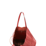 Borsa a mano unisex vera pelle Made in Italy 4611-ROSSO Alessia Firenze