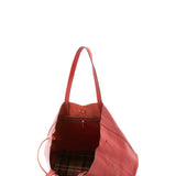 Borsa a mano unisex vera pelle Made in Italy 4611-ROSSO Alessia Firenze