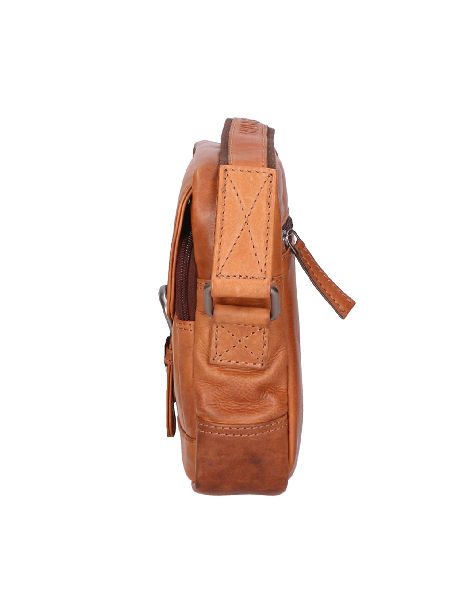 Borsa a tracolla unisex vera pelle 100% Made in Italy SN5863747-TAN Santini Firenze