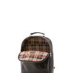 Zaino unisex in vera pelle Made in Italy 100% cotone 4048-NERO Alessia Firenze