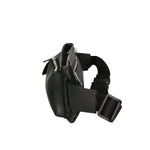 Aisha 04733-D28 NERO BLACK Marsupio da donna in vera pelle + canvas Gave Lux