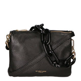 Borsa a tracolla da donna Vera pelle MYB-7024-SS-D28 NERO BLACK My Best Bag