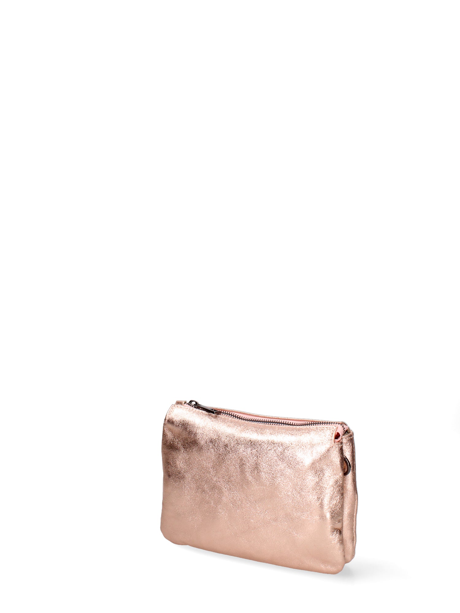 Nimue Borsa a tracolla da donna Vera pelle 1502-1-ROSA LAMINATO Gave Lux