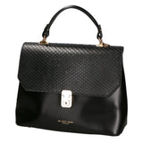 Borsa a mano da donna Vera pelle e stampa serpente MYB-6040-FW-P218 NERO My Best Bag