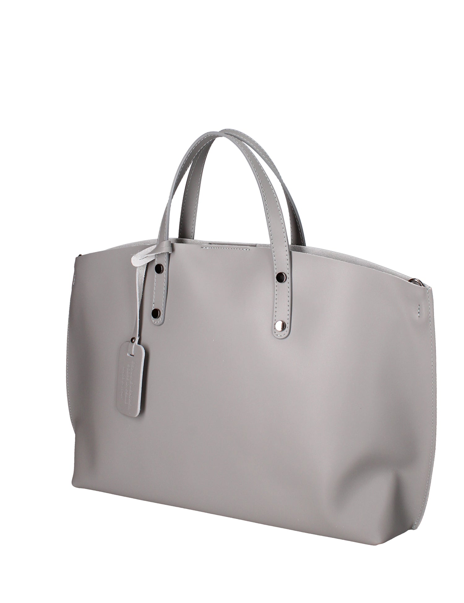 Lumena Borsa a mano da donna Vera pelle 2094-L219 GRIGIO Gave Lux