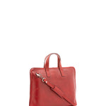 Borsa a mano unisex in vera pelle 100% cotone 4453-ROSSO Alessia Firenze