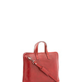 Borsa a mano unisex in vera pelle 100% cotone 4453-ROSSO Alessia Firenze