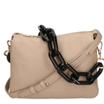 Borsa a spalla da donna Vera pelle italiana MYB-8020-FW-D05 CAPPUCCINO My Best Bag