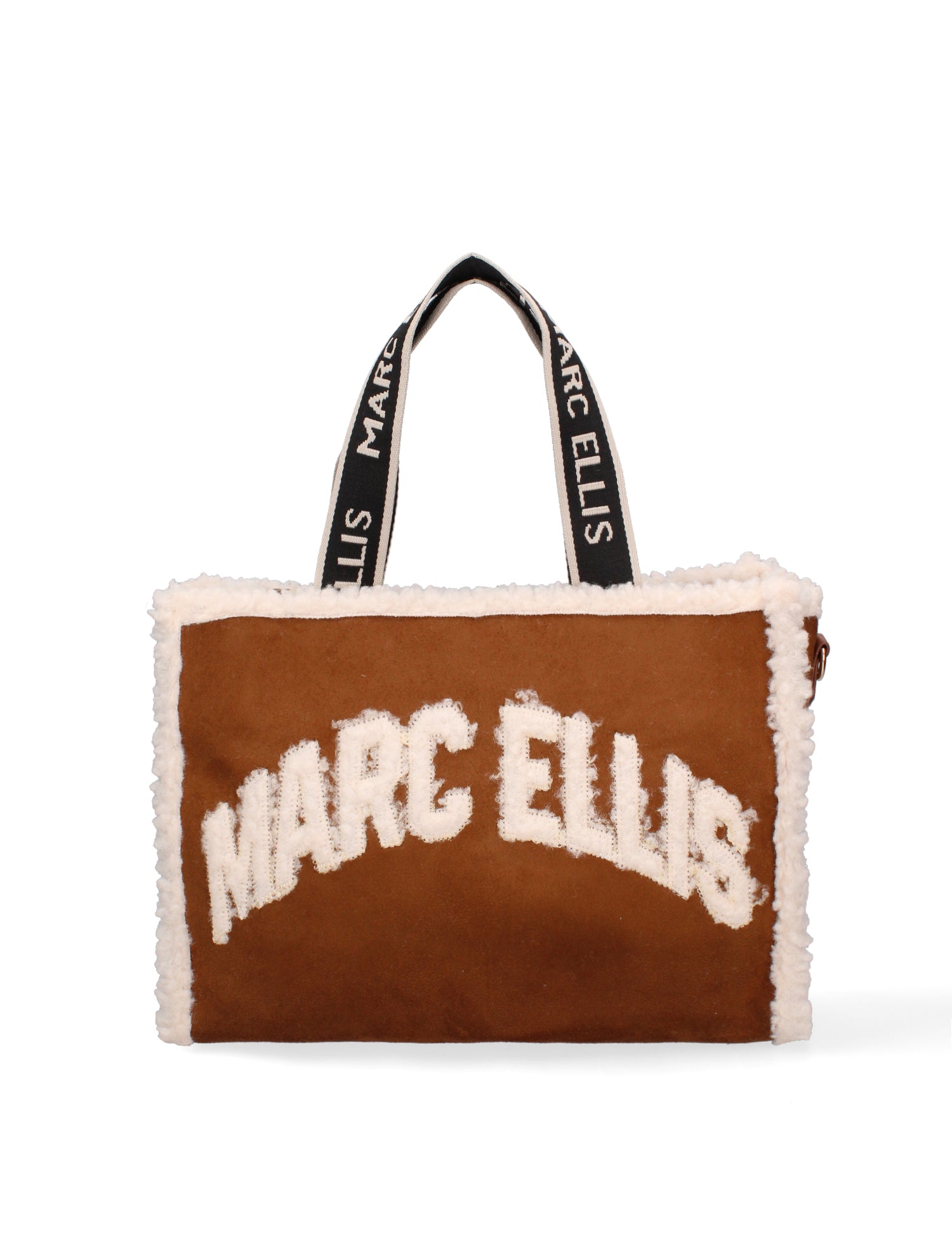 Borsa a spalla da donna 100% poliuretano BUBY-EWE-M-CUOIO Marc Ellis