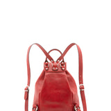 Zaino in vera pelle unisex Made in Italy 4030-ROSSO Alessia Firenze
