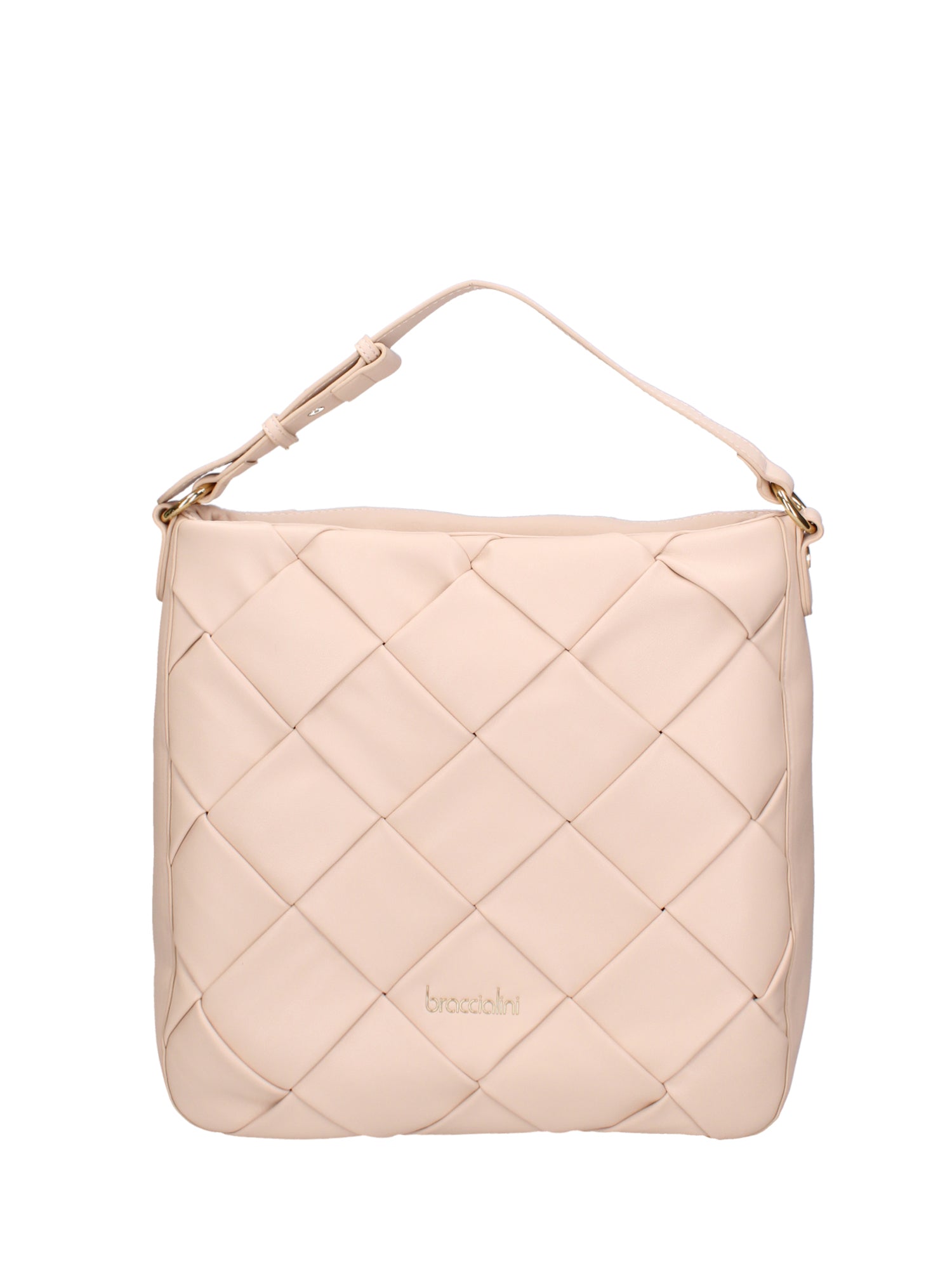 Lisana Borsa a spalla da donna 100% poliuretano B16565-BEIGE Braccialini