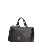 Borsa a mano da donna 100% vera pelle JR-W-1156-JRDO-BLACK + GOLD John Richmond