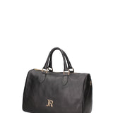 Borsa a mano da donna 100% vera pelle JR-W-1156-JRDO-BLACK + GOLD John Richmond