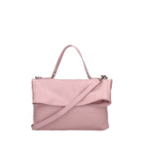 Convertible shoulder bag into a backpack for women in genuine leather Made in Italy 34x21x12 cm