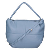 Virginia Borsa a spalla da donna Vera pelle 06495-S41 CELESTE SCURO Gave Lux