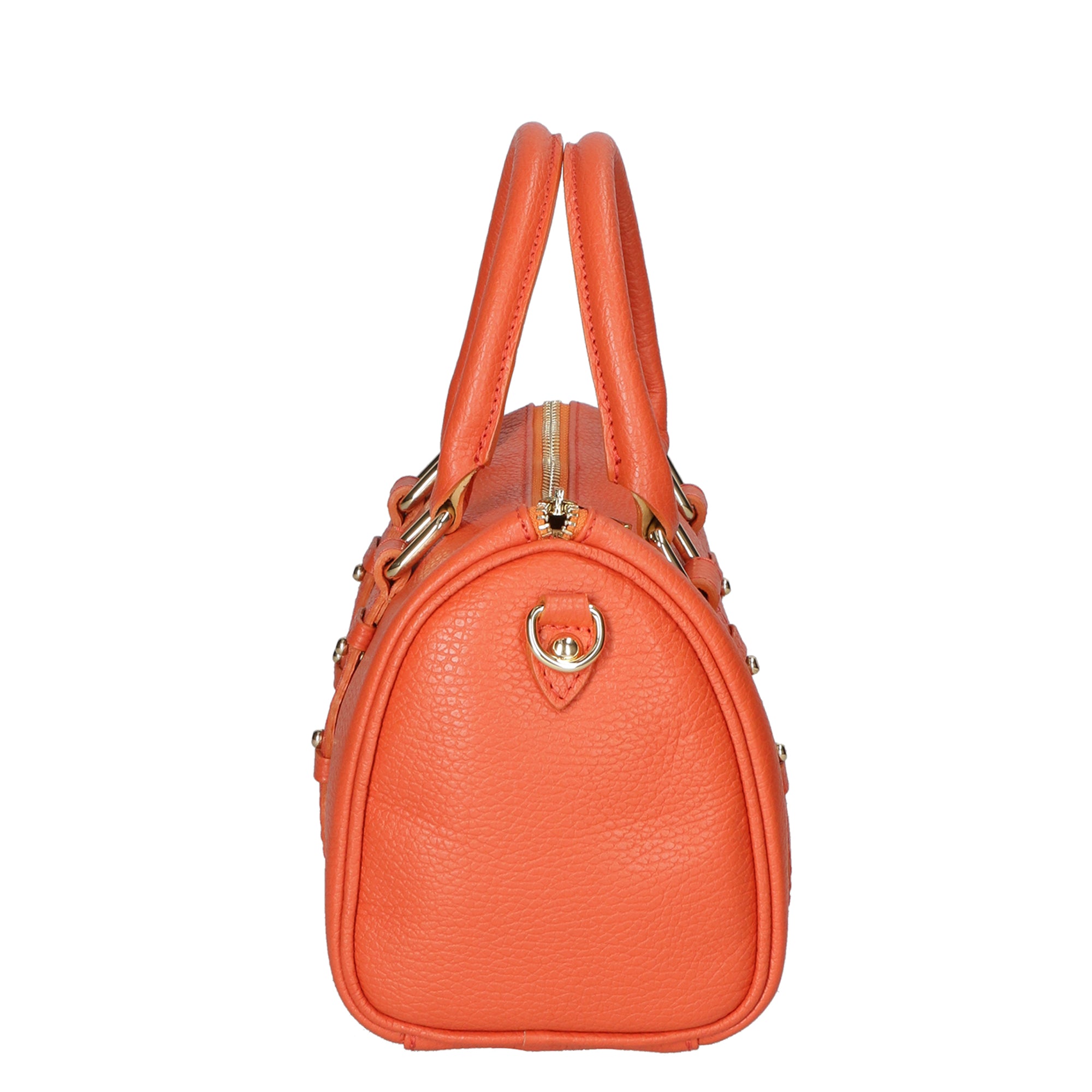 Borsa a tracolla da donna Vera pelle MYB-8023-FW-D35 PAPAYA My Best Bag