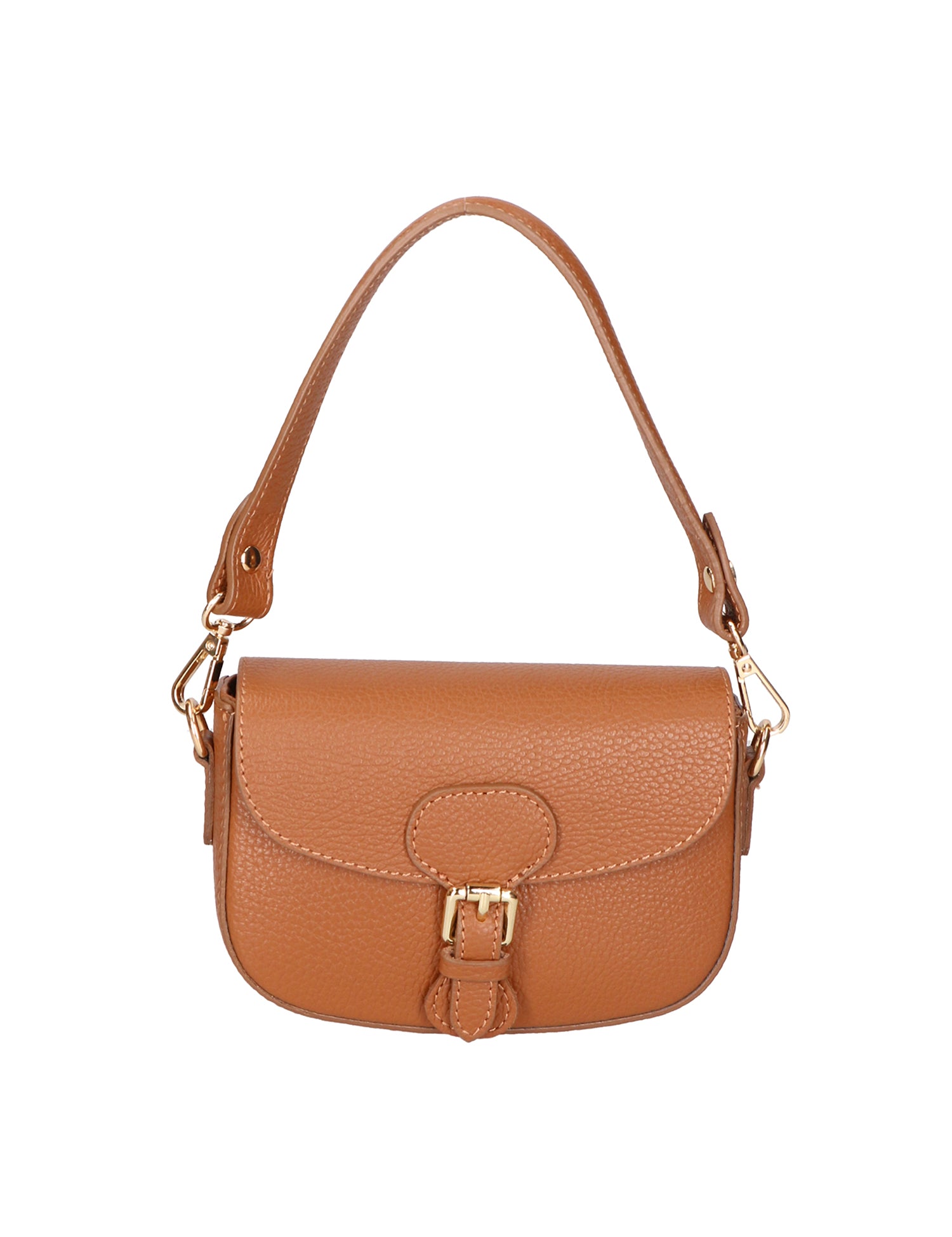 Viktoria Borsa a spalla da donna Vera pelle 06526-D17 CUOIO SCURO Gave Lux