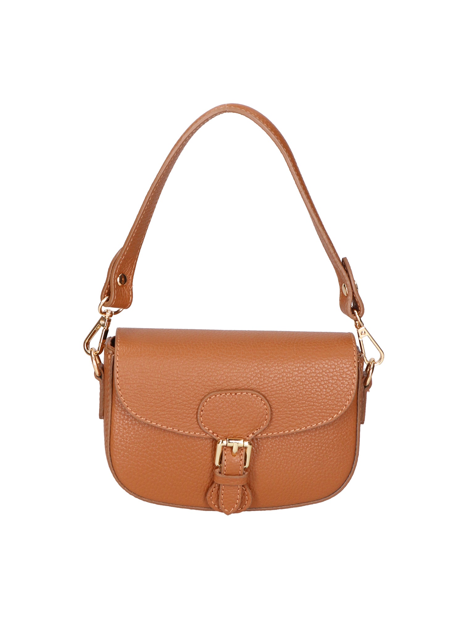 Viktoria Borsa a spalla da donna Vera pelle 06526-D17 CUOIO SCURO Gave Lux